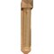 Ekena Millwork Traditional Arts and Crafts Rough Sawn Bracket w/ Offset Brace, Western Red Cedar, 6"W x 30"D x 30"H BKT0604X30X30TRA03RWR - alternate 3